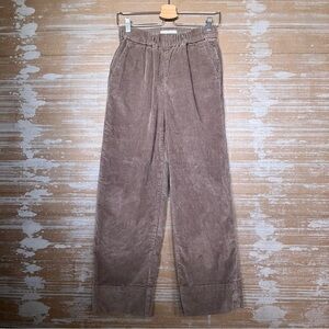Everlane The Easy Corduroy Pull On Pants Tan Preppy Classic Womens 4